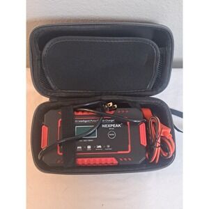 NEXPEAK NC101 12V Smart Battery Charger Pulse Repair Car Motorcycle + Case